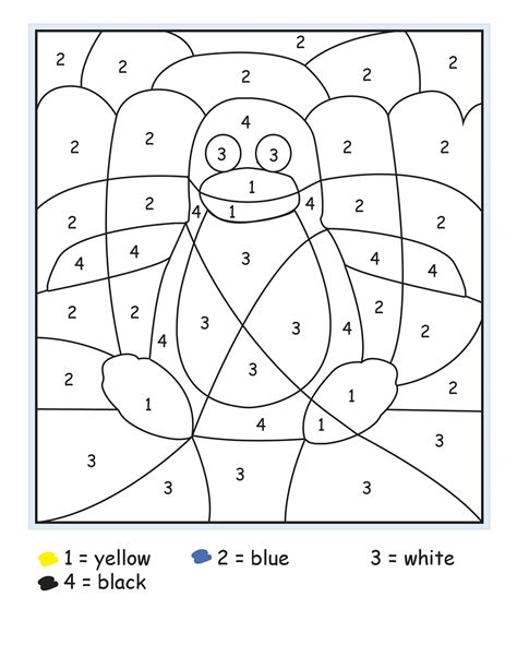 all color by number.